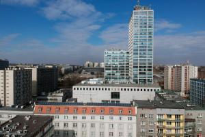 Výhľad na mesto Katovice alebo výhľad na mesto priamo z apartmánu
