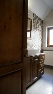 A kitchen or kitchenette at Anemona's House In The Center Of Sibiu