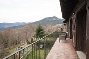 Splošen pogled na gorovje oz. razgled na gore, ki ga ponuja počitniška hiška