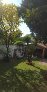 A garden outside Casa de Mia