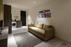 Istumisnurk majutusasutuses Hutton Central Hotel Managed by The Ascott Limited
