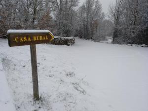 CASA RURAL El Refugio del Poeta v zimě