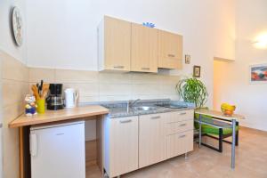 Kuchyň nebo kuchyňský kout v ubytování Apartments Bernarda 1773