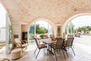 Trulli Masseria Donno Santo的休息区