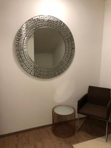 Posezení v ubytování Appartement am Berg