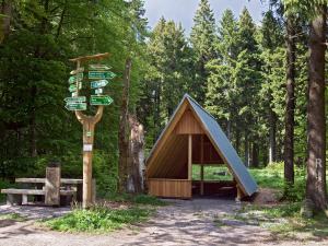 Zahrada ubytování Panoramaferienwohnung Bergwiese