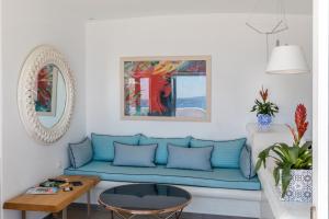 Χώρος καθιστικού στο Secret Legend Suites