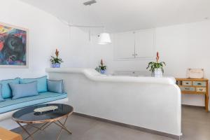 Χώρος καθιστικού στο Secret Legend Suites