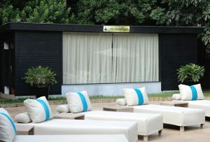 Prostor za sedenje u objektu Le Sphinx Boutique Hôtel