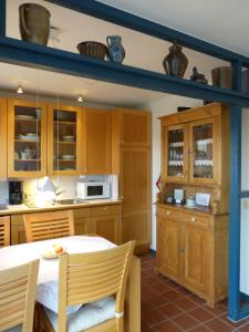 Kuchyň nebo kuchyňský kout v ubytování Appartement Kayser Sylt