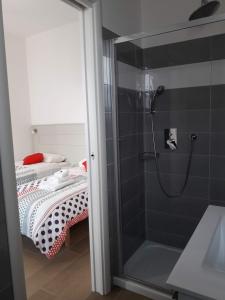 Koupelna v ubytování Jolie Julie Accomodation