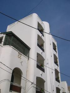 Budova, kde se aparthotel nachází