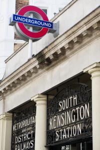 a sign on the side of a building at The Ampersand Hotel - Small Luxury Hotels of the World in London