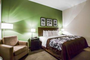 Ένα ή περισσότερα κρεβάτια σε δωμάτιο στο Sleep Inn & Suites Marion - Military Institute +27 φωτογραφίες