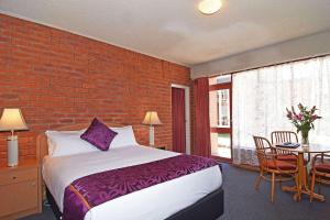 Krevet ili kreveti u jedinici u okviru objekta Main Lead Ballarat Motel
