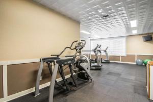 Fitness centrum a/nebo fitness zařízení v ubytování Quality Hotel