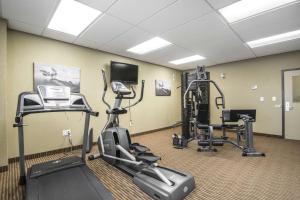 Fitness centrum a/nebo fitness zařízení v ubytování Quality Inn & Suites Thompson