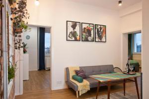 O zonă de relaxare la Szczecin Old Town Apartments - 2 Bedrooms Deluxe