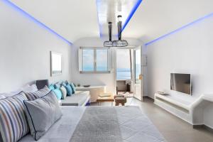 Χώρος καθιστικού στο Secret Legend Suites