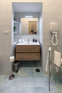 A bathroom at Mythos Holidays