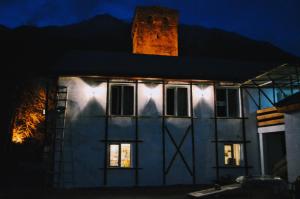 Bygningen som pensionatet ligger i