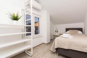 Postel nebo postele na pokoji v ubytování Jagger House