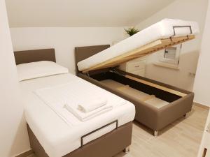Postel nebo postele na pokoji v ubytování Jagger House