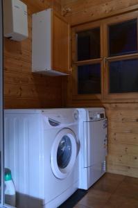 Kuchyň nebo kuchyňský kout v ubytování Ferienhaus Wagner