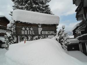 Hotel Principe v zimě
