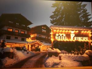 Hotel Principe v zimě