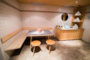 Kuchyň nebo kuchyňský kout v ubytování Haus Markus