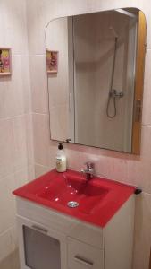 Koupelna v ubytování Apartamento Venecia