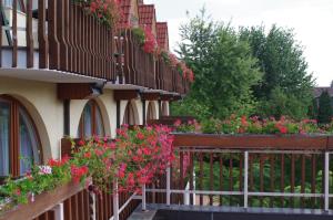 Balkón alebo terasa v ubytovaní Ágnes Hotel