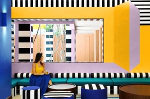 Area soggiorno di SALT of Palmar, an adult-only boutique Hotel