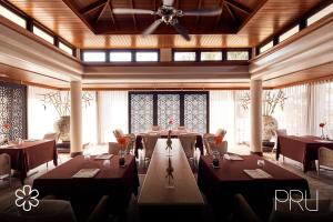 ห้องอาหารหรือที่รับประทานอาหารของ Trisara Villas & Residences Phuket
