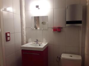 Koupelna v ubytování Hotel Le Beauregard