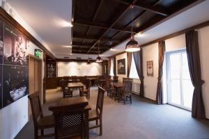 Χώρος καθιστικού στο Hotel Slavia