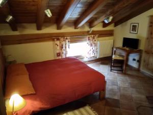 Postel nebo postele na pokoji v ubytování Affittacamere I Picchi