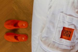 Certifikát, hodnocení, plakát nebo jiný dokument vystavený v ubytování 47 Boutique Hotel
