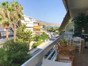 A balcony or terrace at Kerry's Cosy Apartment