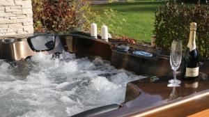 Getränke in der Unterkunft Wellness Simply Relax - Chopok- privátna vírivka, sauna