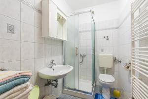 Koupelna v ubytování Apartments Villa Adria