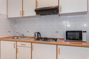 Kuchyň nebo kuchyňský kout v ubytování Apartments Villa Adria