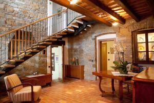 A seating area at Alloggio Agrituristico CORTE SAN BIAGIO