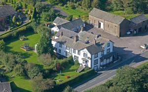 an aerial view of a house at Lutwidge Arms in Holmrook