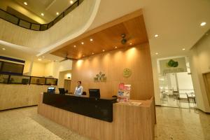 Lobbyn eller receptionsområdet på Torre de Cali Plaza Hotel