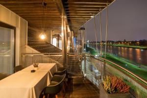 Balkón nebo terasa v ubytování Niebieski Art Hotel & Spa