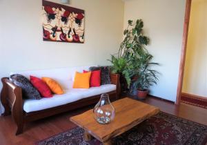 Hostal Casa Arrayán的休息区