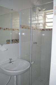 Koupelna v ubytování Pousada/Flat Praia Do Sonho