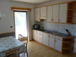 Kjøkken eller kjøkkenkrok på Residence Alpenblick